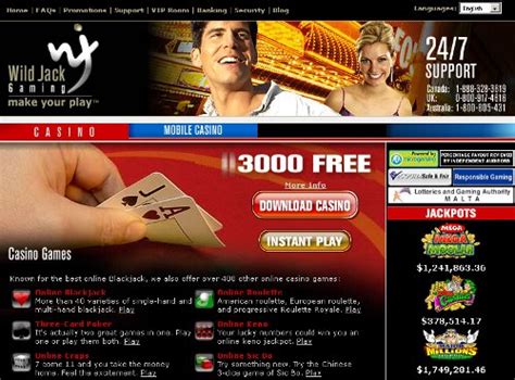 wild jacks casino real money.